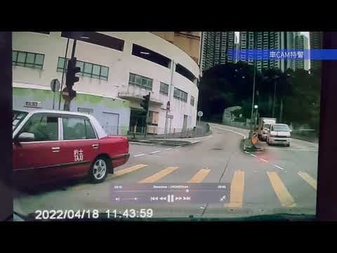 車CAM直擊 - 的士佐敦谷北道衝燈兼違例uturn