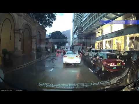 車CAM直擊 - 廣東道 的士撞Tesla #誰對誰錯