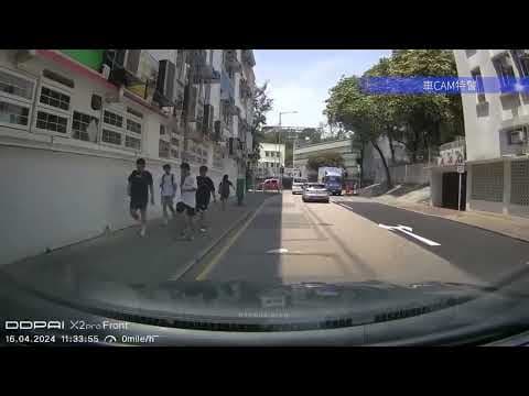 車CAM直擊 - UU5223 農圃道神早改咗方向 比啲車bi 爆都敢轉入來