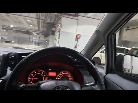汽車行車片 新城市中央廣場停車場→康樂路 (靜音影片)