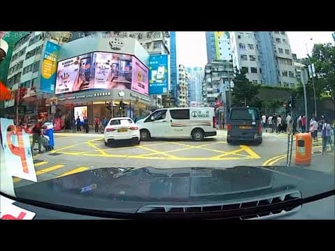 車CAM直擊 - 信自己 眼睛是個好東西 山東街上海街交界 交通意外
