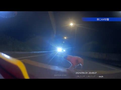 車CAM直擊 - 龍山隧道出沙頭角 小心有狗係馬路亂跑