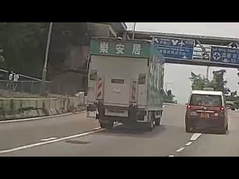 車CAM直擊 - 貨車的士兩位都係大哥 俾條生路行下