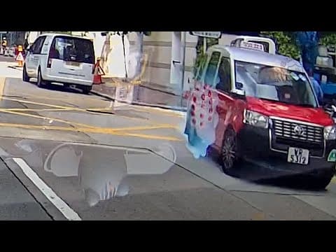 車CAM直擊 - 的士逆線行駛 WR5312 大南西街