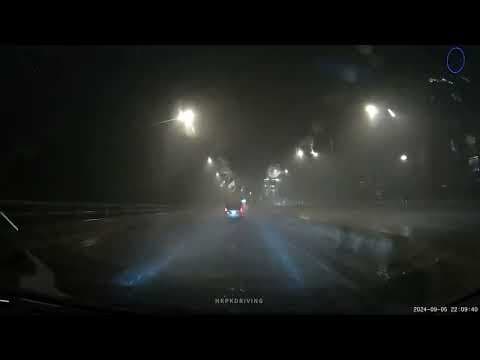 車CAM直擊 - 八號風球下的東區走廊