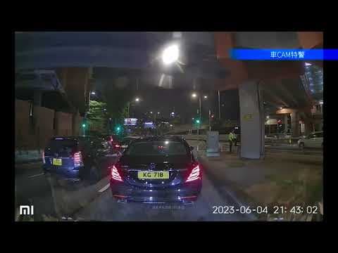 車CAM直擊 - 康莊道連續六車衝燈 阿sir唔行出嚟分分鐘仲有車繼續去