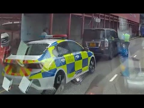 車CAM直擊 - 一早就俾野阿Sir做🫢 閘警系列 (轉載)