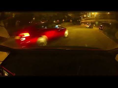 車CAM直擊 - 寶石湖路 Teslun 直衝入迴旋處險炒車 