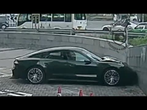 車CAM直擊 - (意外後現場） 證明唔係豆腐渣工程！