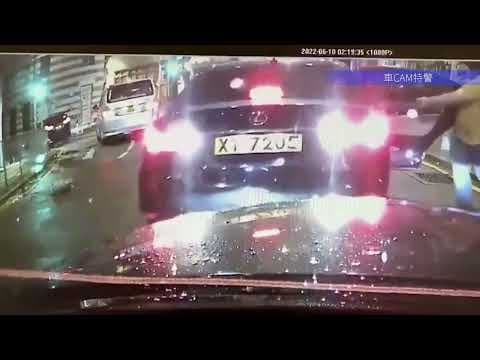 車CAM直擊 - 中環槍擊案3南亞漢受傷　1人背中2槍　警拘3男