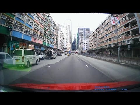 車Cam直擊 馬路炸彈 20230814 沙咀道右轉曹公街 私家車無視交通燈 衝向過路行人